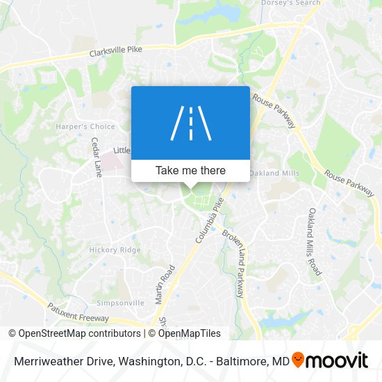 Mapa de Merriweather Drive
