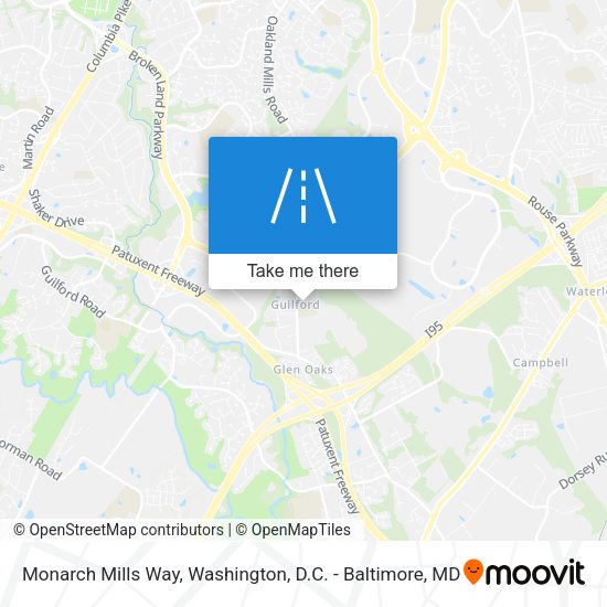 Mapa de Monarch Mills Way