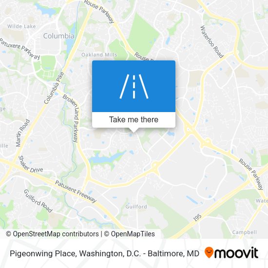 Mapa de Pigeonwing Place