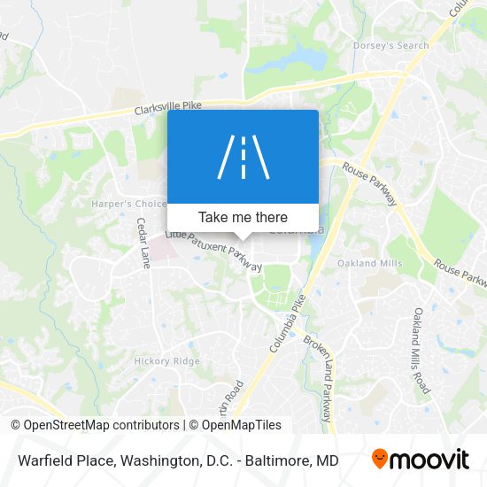 Mapa de Warfield Place