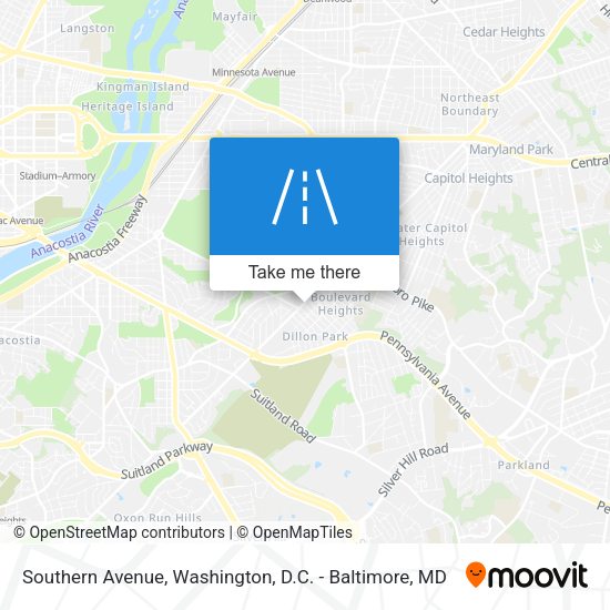 Mapa de Southern Avenue