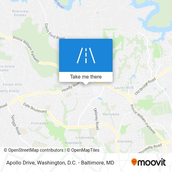 Mapa de Apollo Drive