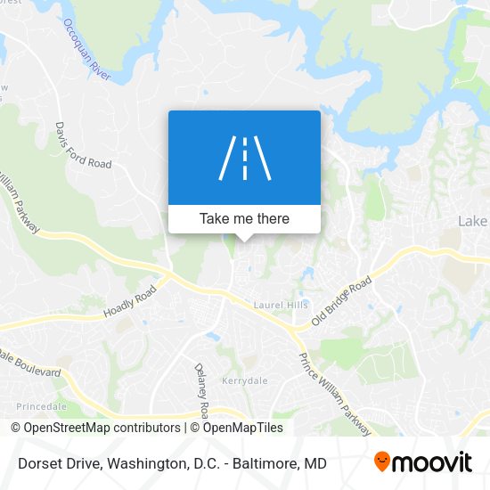 Dorset Drive map