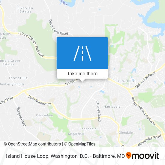 Island House Loop map