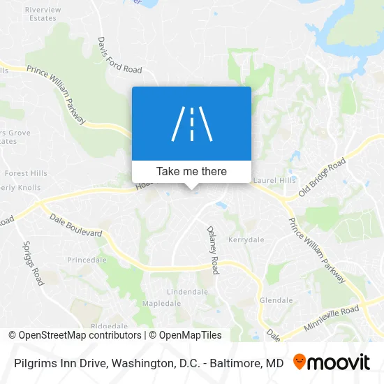 Pilgrims Inn Drive map
