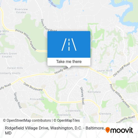 Mapa de Ridgefield Village Drive