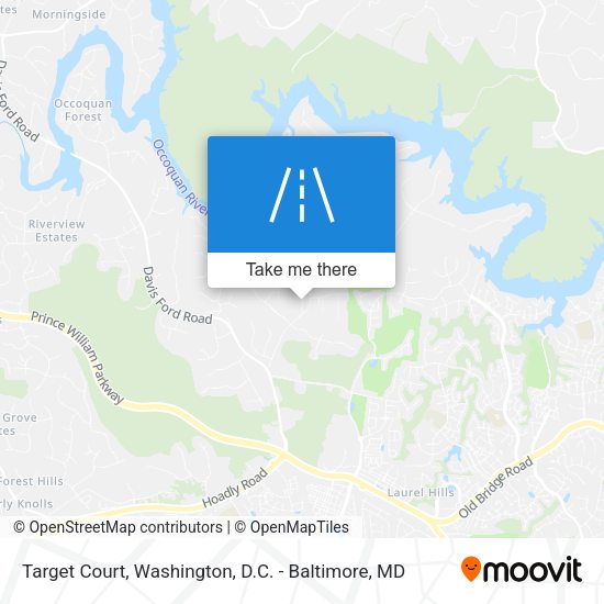 Mapa de Target Court