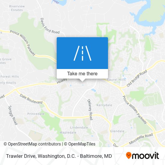 Trawler Drive map