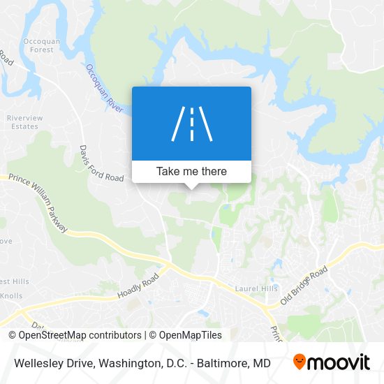 Wellesley Drive map