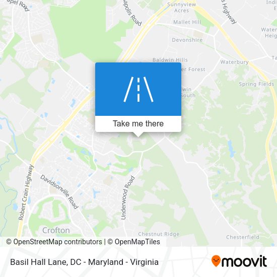 Mapa de Basil Hall Lane