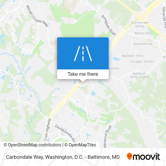 Mapa de Carbondale Way