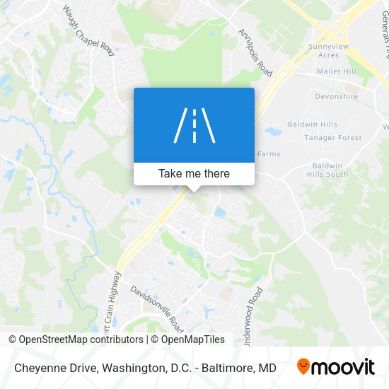 Mapa de Cheyenne Drive