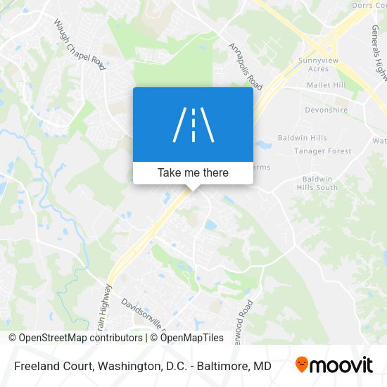 Freeland Court map
