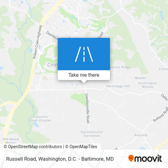 Mapa de Russell Road