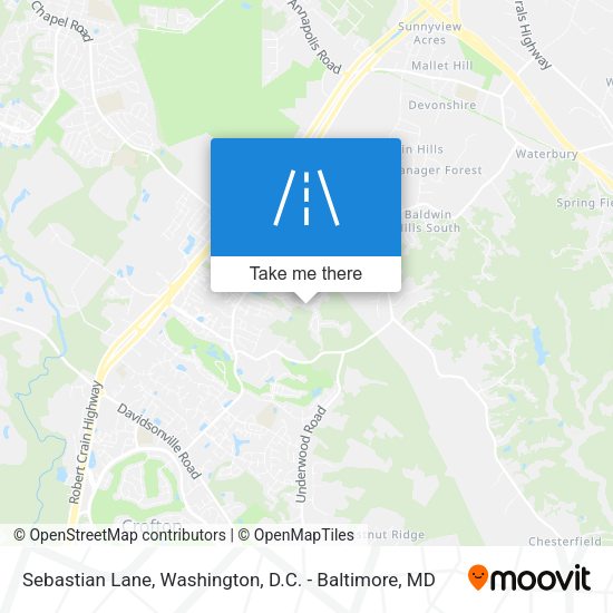 Sebastian Lane map