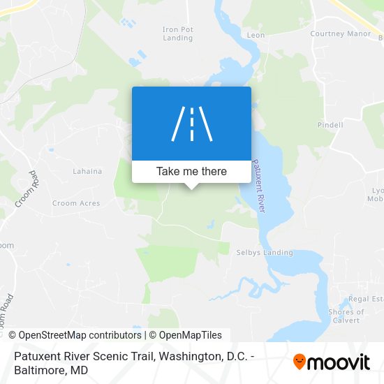 Mapa de Patuxent River Scenic Trail