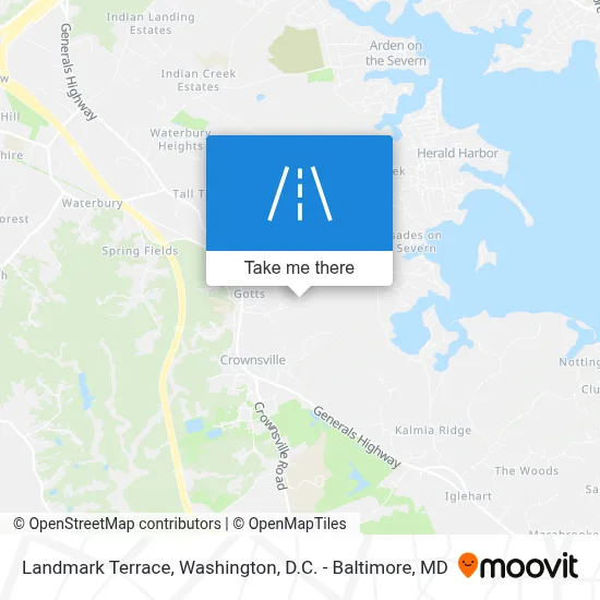 Landmark Terrace map