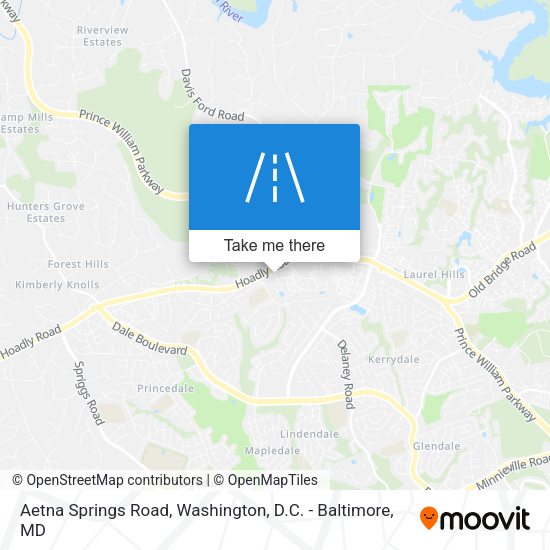 Aetna Springs Road map