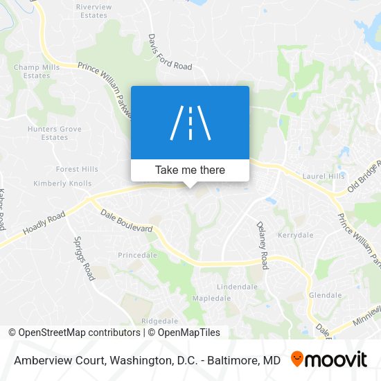 Mapa de Amberview Court