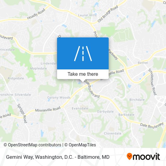 Gemini Way map