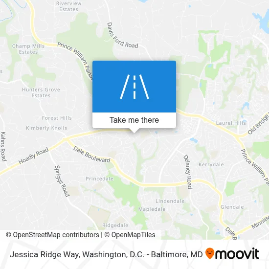 Jessica Ridge Way map