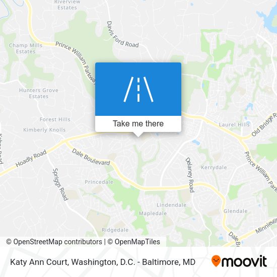 Mapa de Katy Ann Court