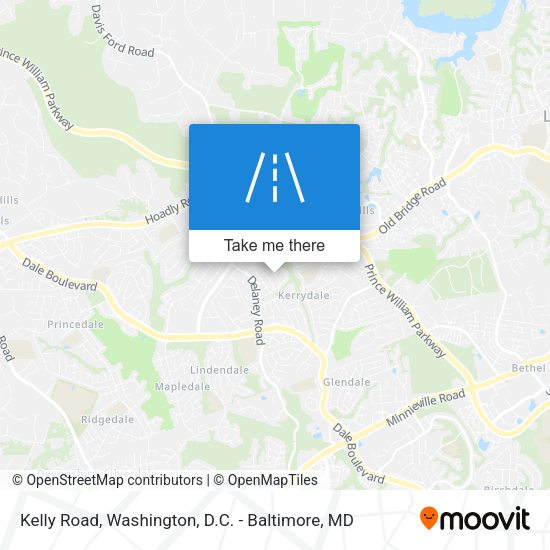 Mapa de Kelly Road