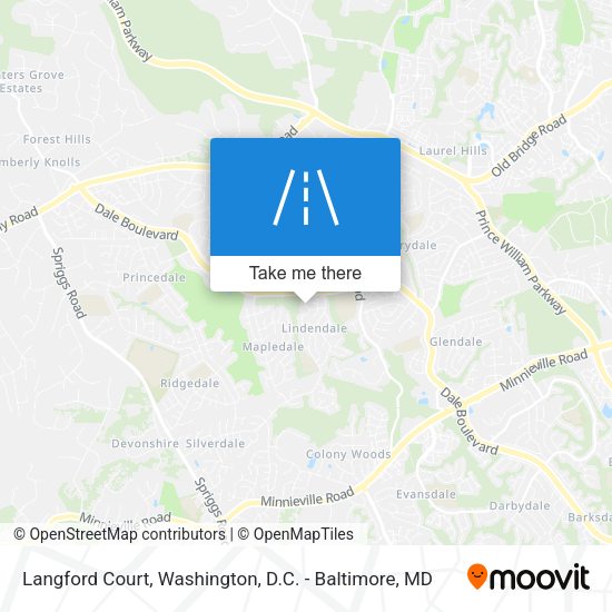Langford Court map