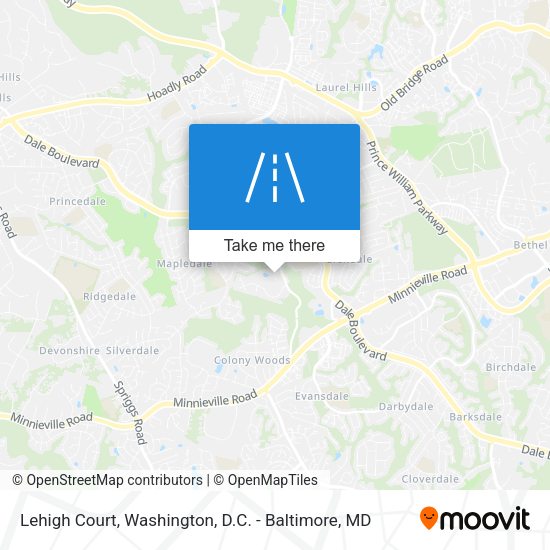 Lehigh Court map