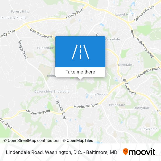 Mapa de Lindendale Road