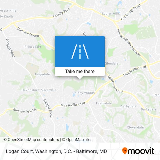 Logan Court map