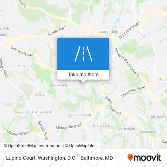 Lupino Court map