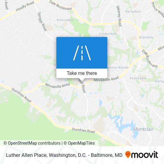 Mapa de Luther Allen Place