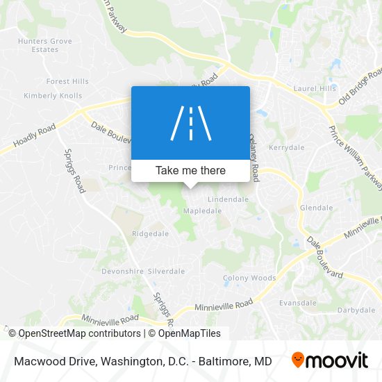 Macwood Drive map