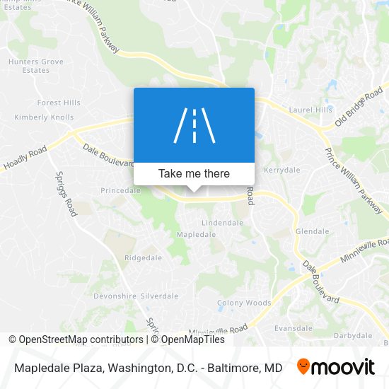 Mapledale Plaza map
