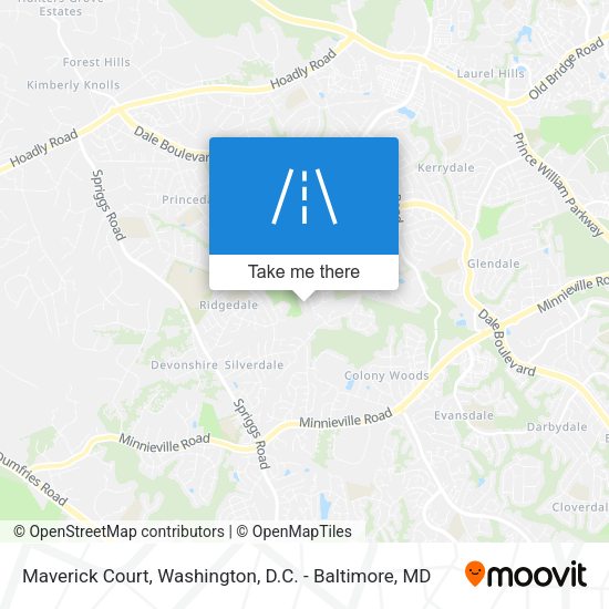 Mapa de Maverick Court