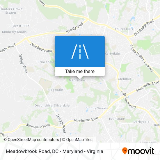 Mapa de Meadowbrook Road