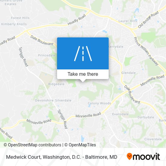 Mapa de Medwick Court