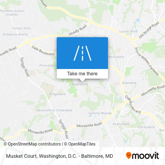 Musket Court map
