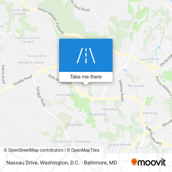 Nassau Drive map