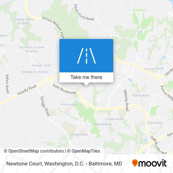 Mapa de Newtone Court