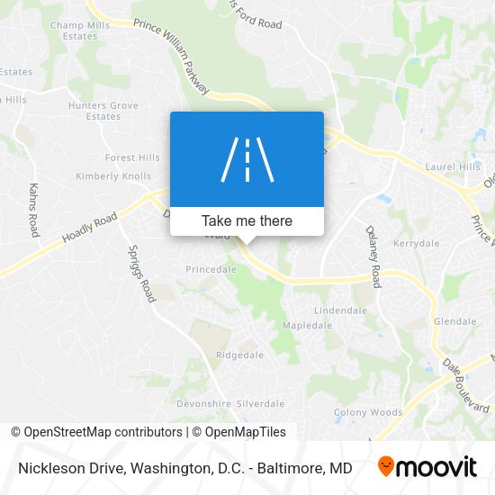 Nickleson Drive map
