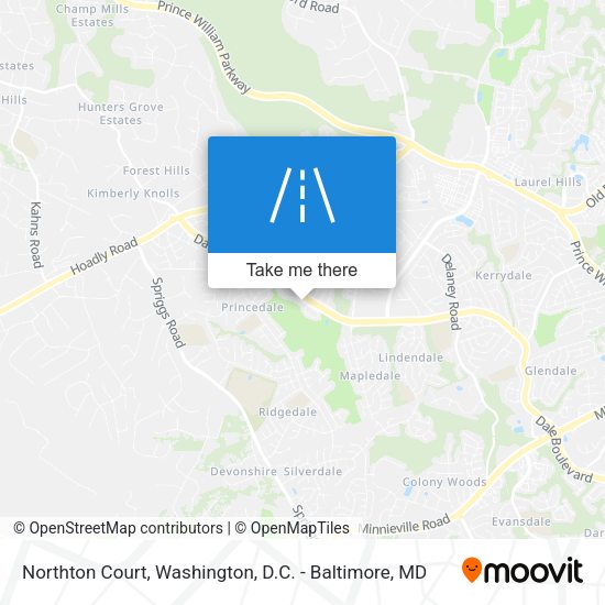 Mapa de Northton Court