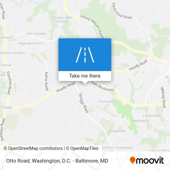 Mapa de Otto Road