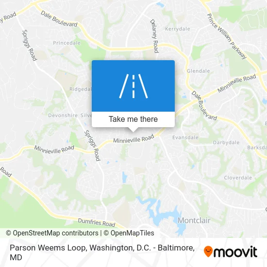 Parson Weems Loop map