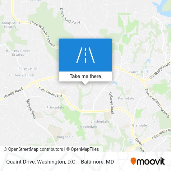 Mapa de Quaint Drive