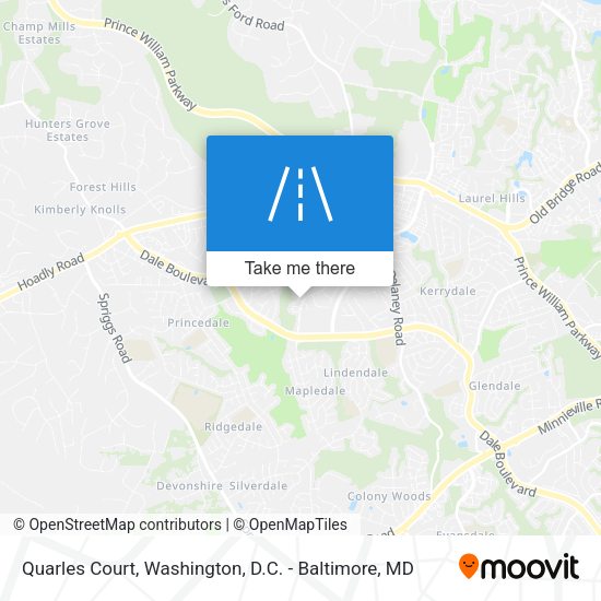 Mapa de Quarles Court