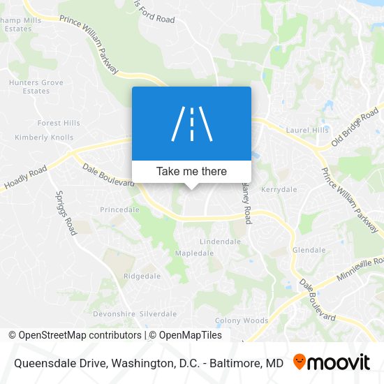 Mapa de Queensdale Drive
