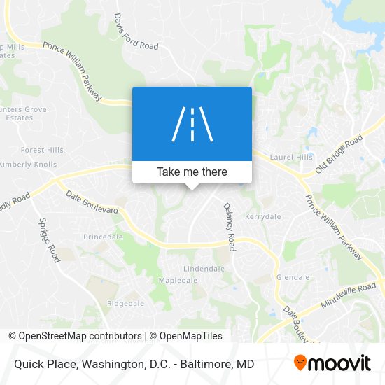 Mapa de Quick Place