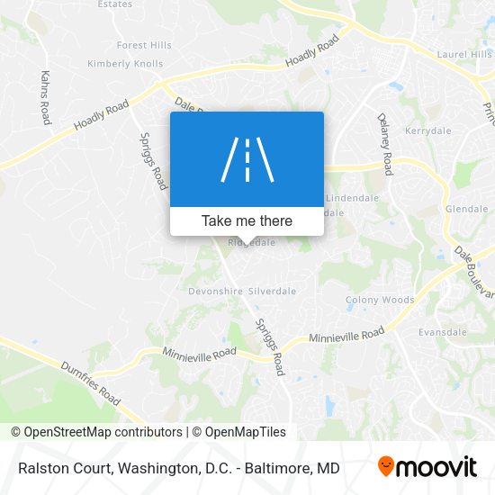 Mapa de Ralston Court